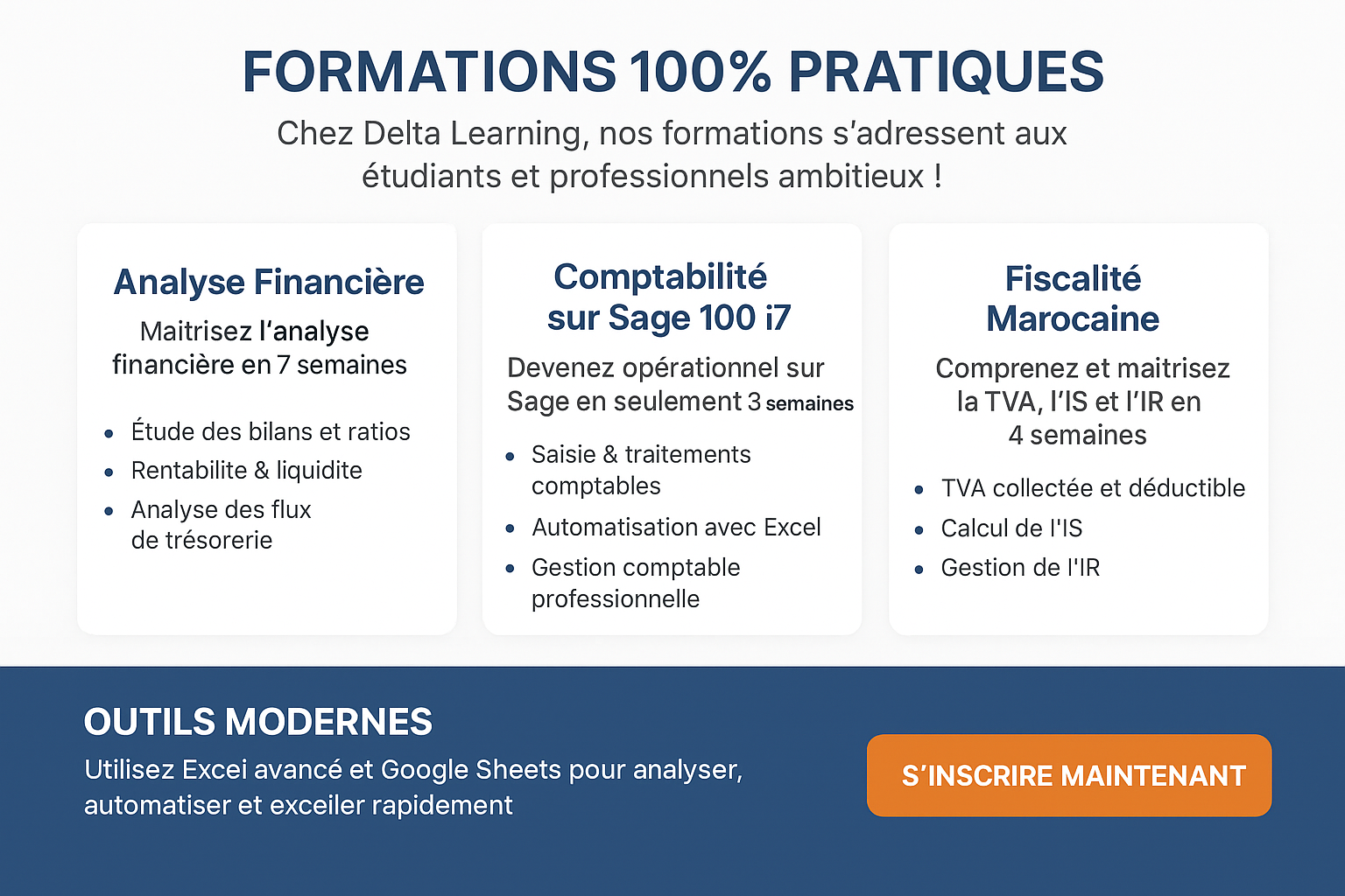 Formations nos modules